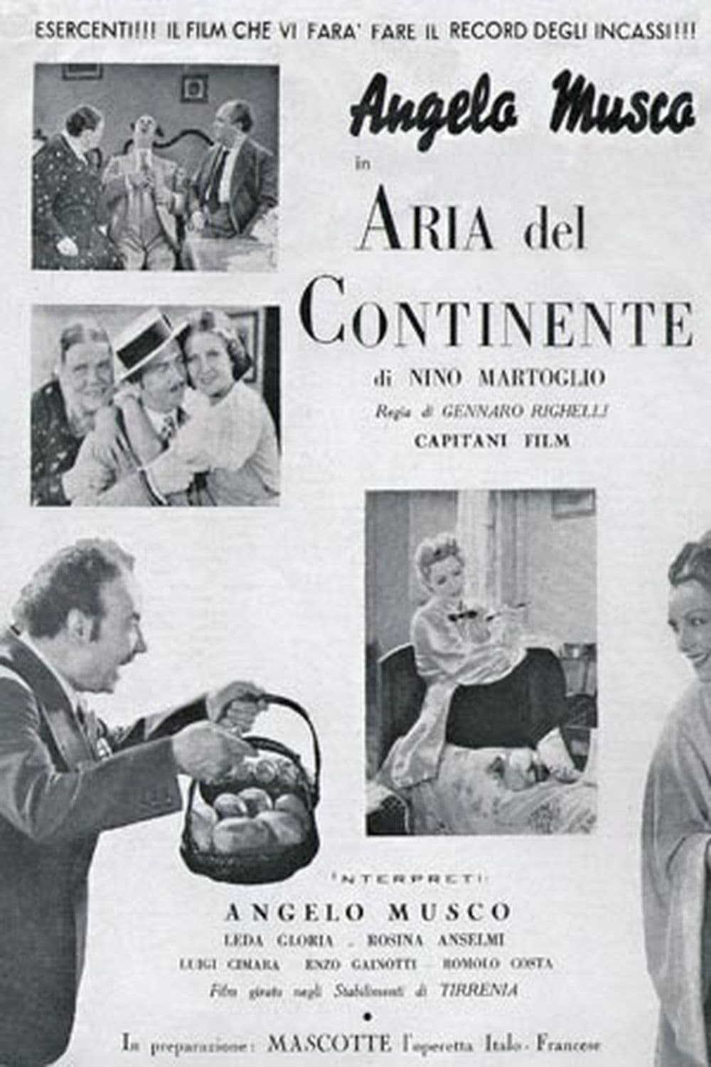 L’aria del continente (1939)