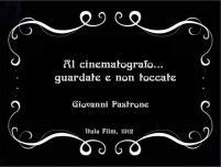 Al cinematografo… guardate e non toccate (1912)